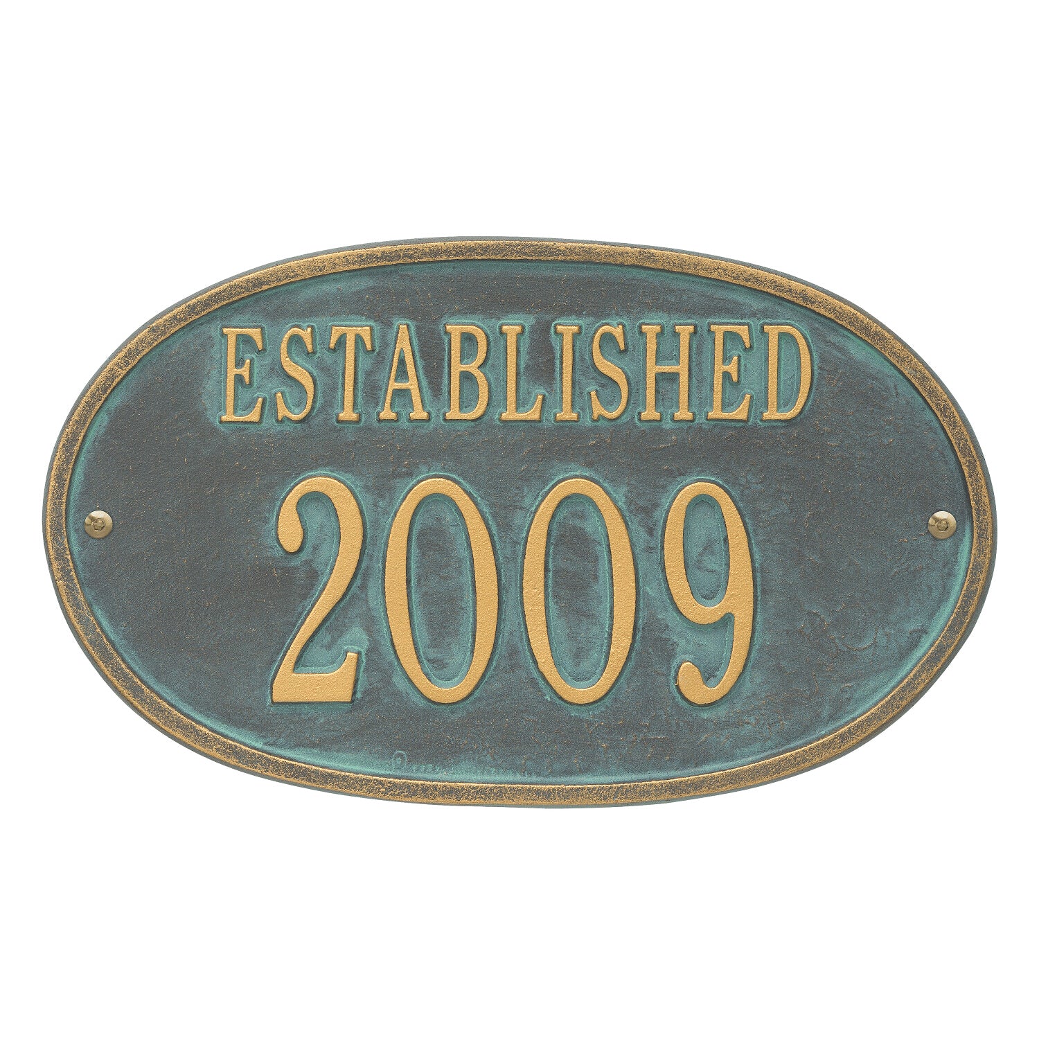Established Date Personalized Plaque