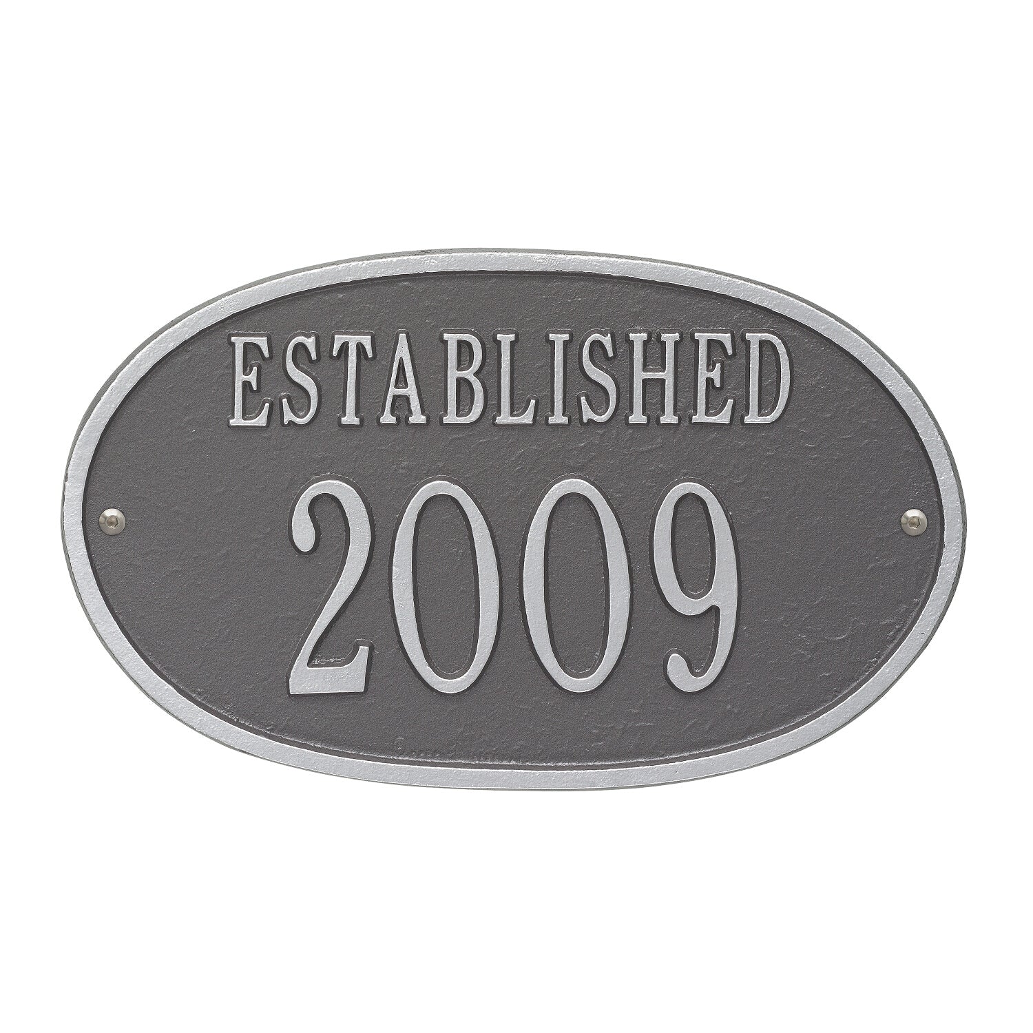 Established Date Personalized Plaque