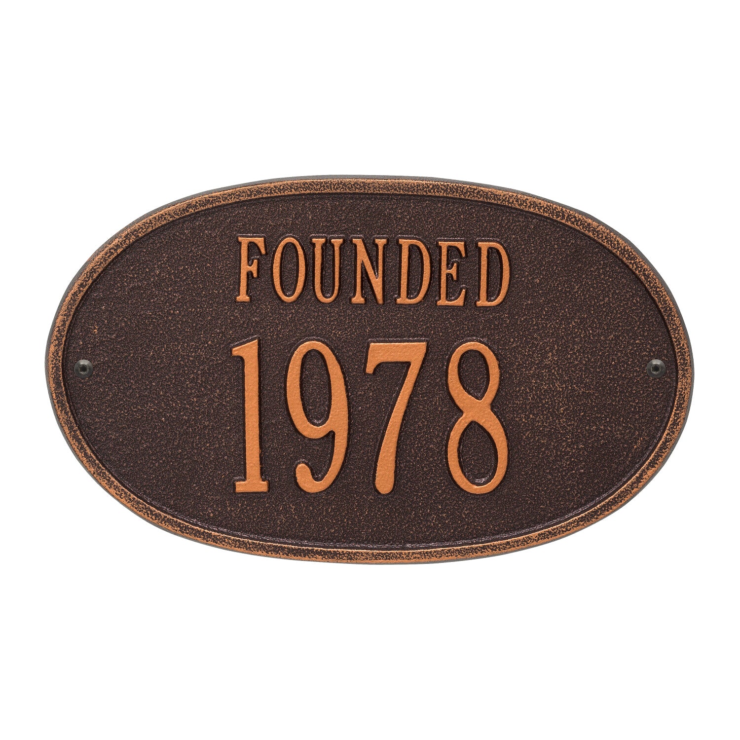 Founded Date Personalized Plaque