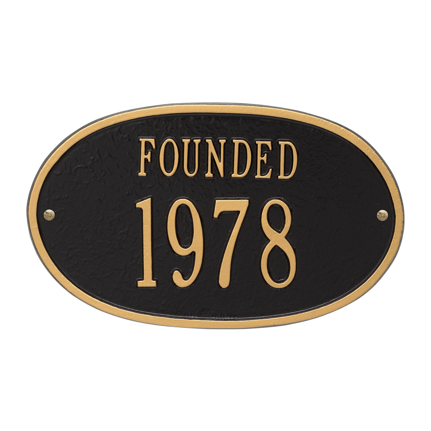Founded Date Personalized Plaque
