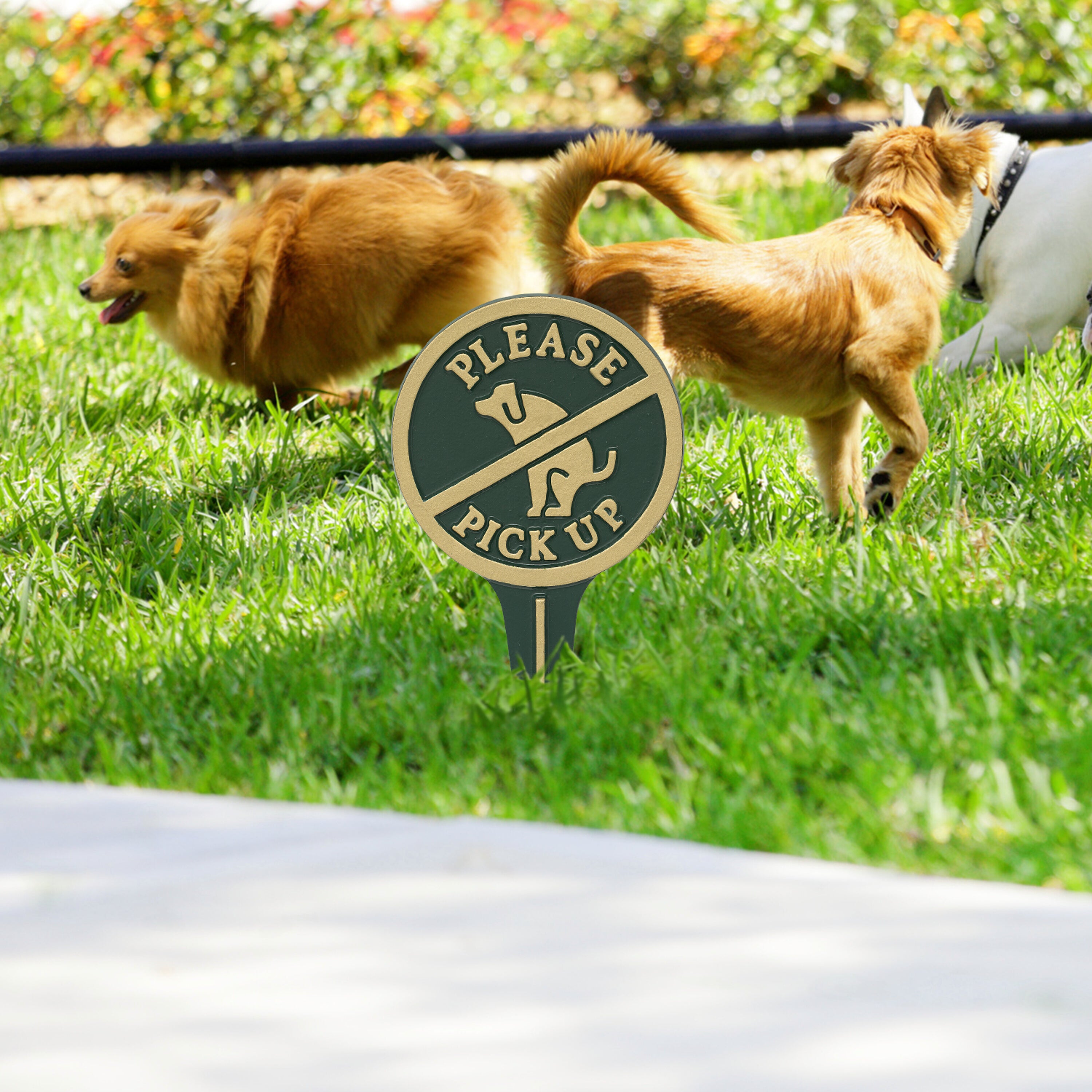 Please Pick Up Dog Courtesy Lawn Stake