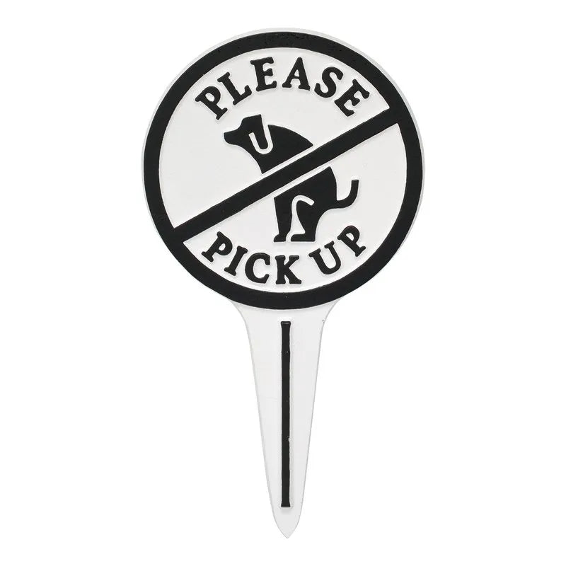 Please Pick Up Dog Courtesy Lawn Stake