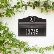 Colonial Wall Mailbox Package (Mailbox, Plaque & Monogram)