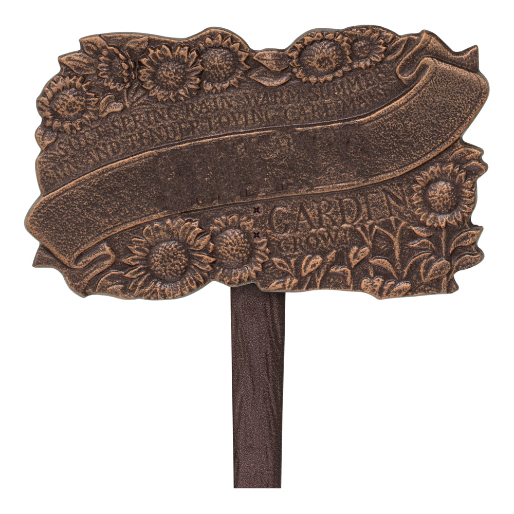 TLC Garden Personalized Lawn Plaque