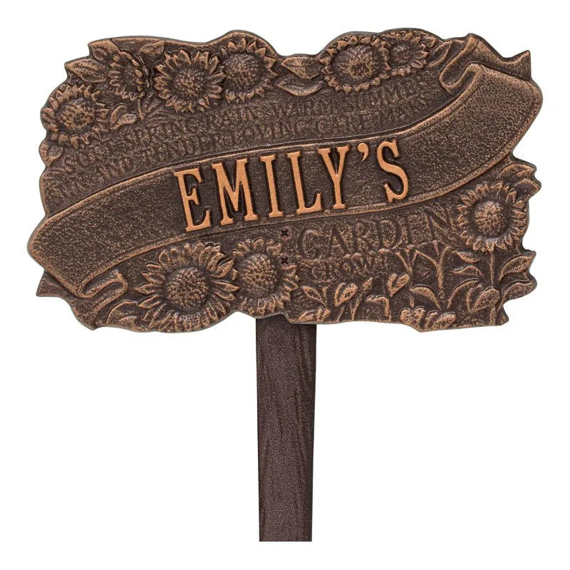TLC Garden Personalized Lawn Plaque