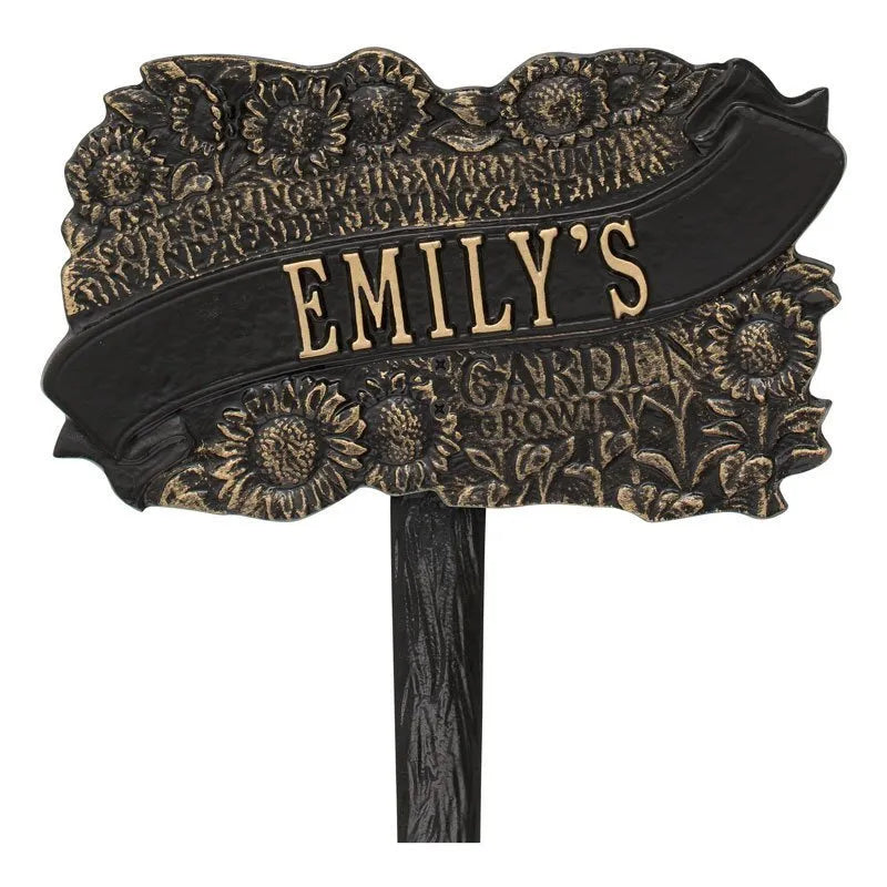 TLC Garden Personalized Lawn Plaque