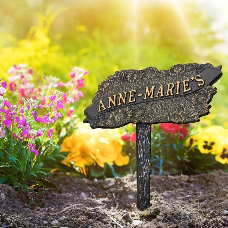TLC Garden Personalized Lawn Plaque