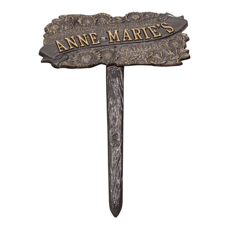 TLC Garden Personalized Lawn Plaque