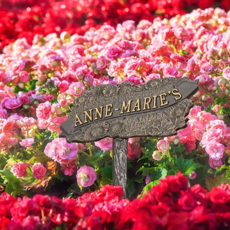 TLC Garden Personalized Lawn Plaque