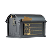 Balmoral Mailbox Frank Lloyd Wright Coonley Package #1 (Balmoral Mailbox, Personalized Door Medallion, Non-Personalized Coonley Sides)