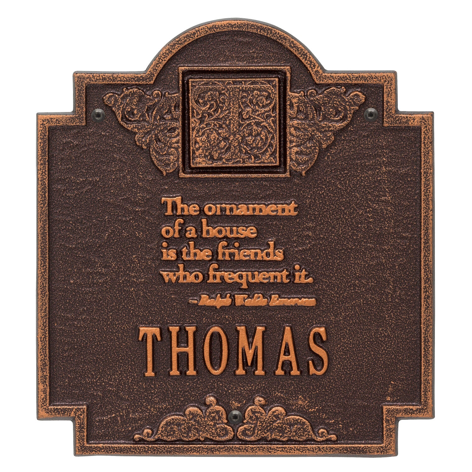 Emerson Monogram Plaque