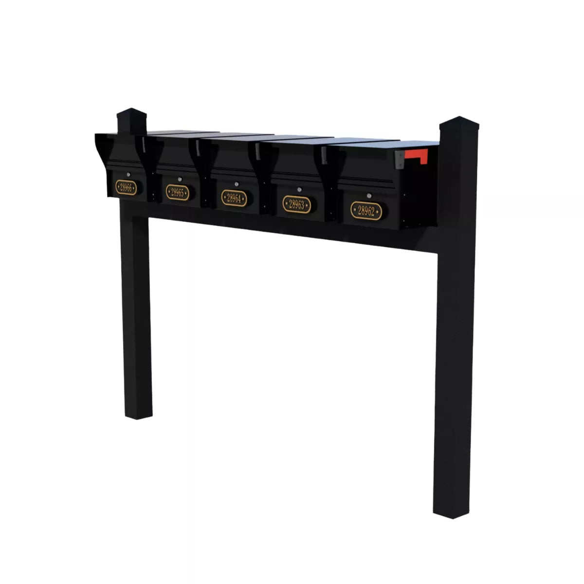 MailVault Mailbox Door Plaque, 1-line