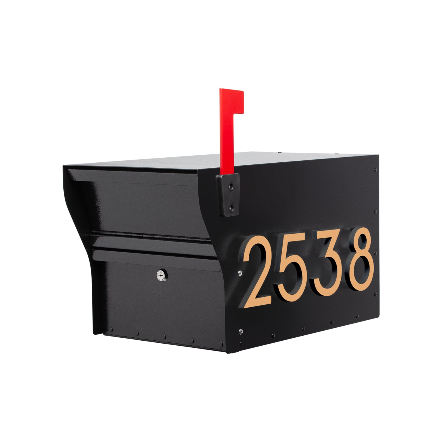 MailVault Mailbox - Standard Post & Stand-Off Numbers