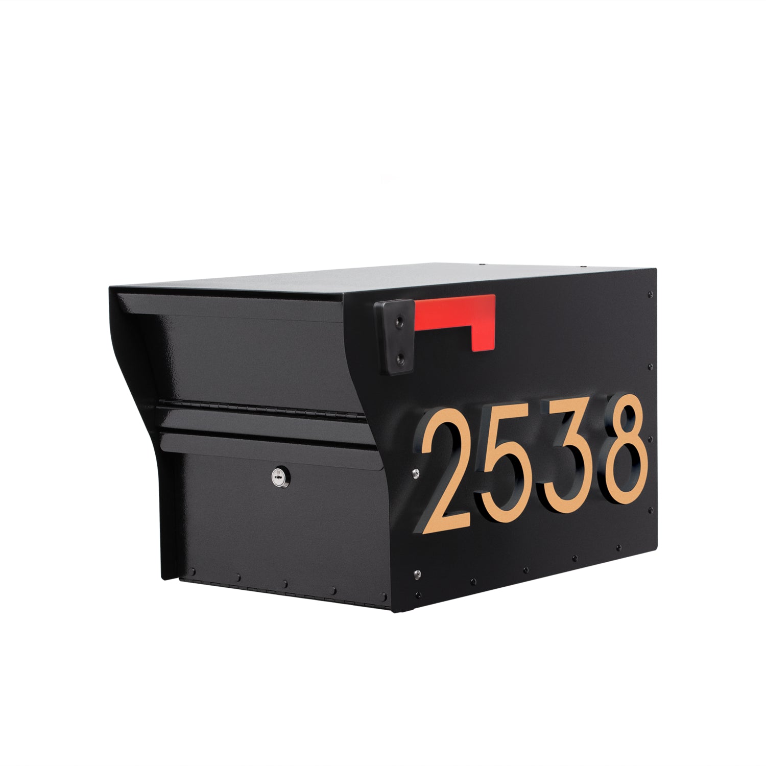 MailVault Mailbox - Standard Post & Stand-Off Numbers