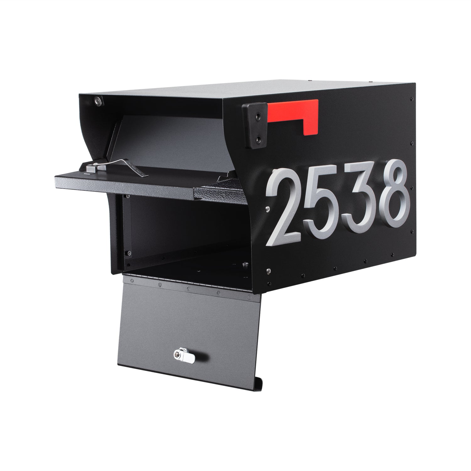 MailVault Mailbox - Standard Post & Stand-Off Numbers