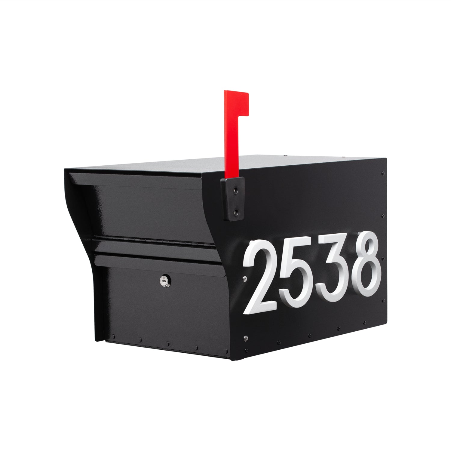 MailVault Mailbox - Standard Post & Stand-Off Numbers