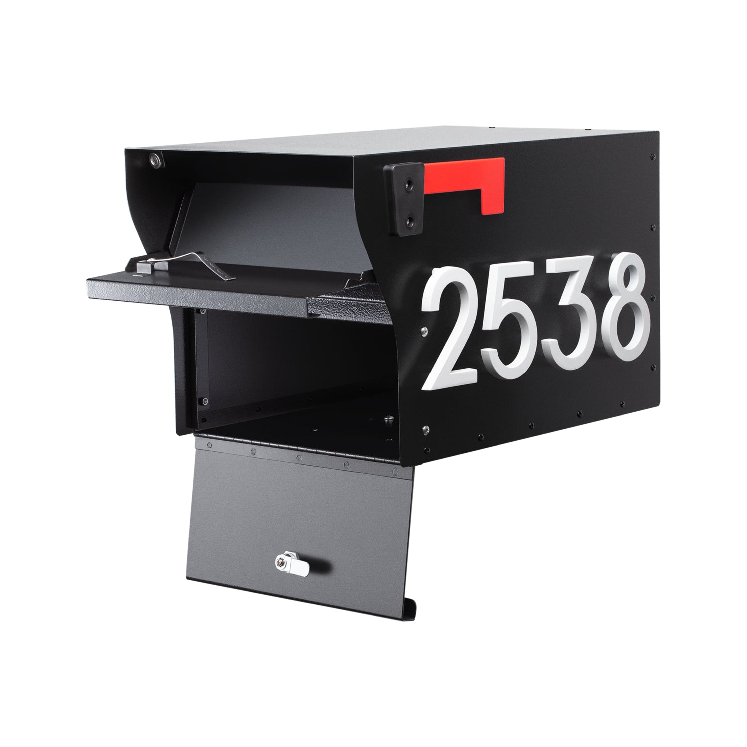 MailVault Mailbox - Standard Post & Stand-Off Numbers
