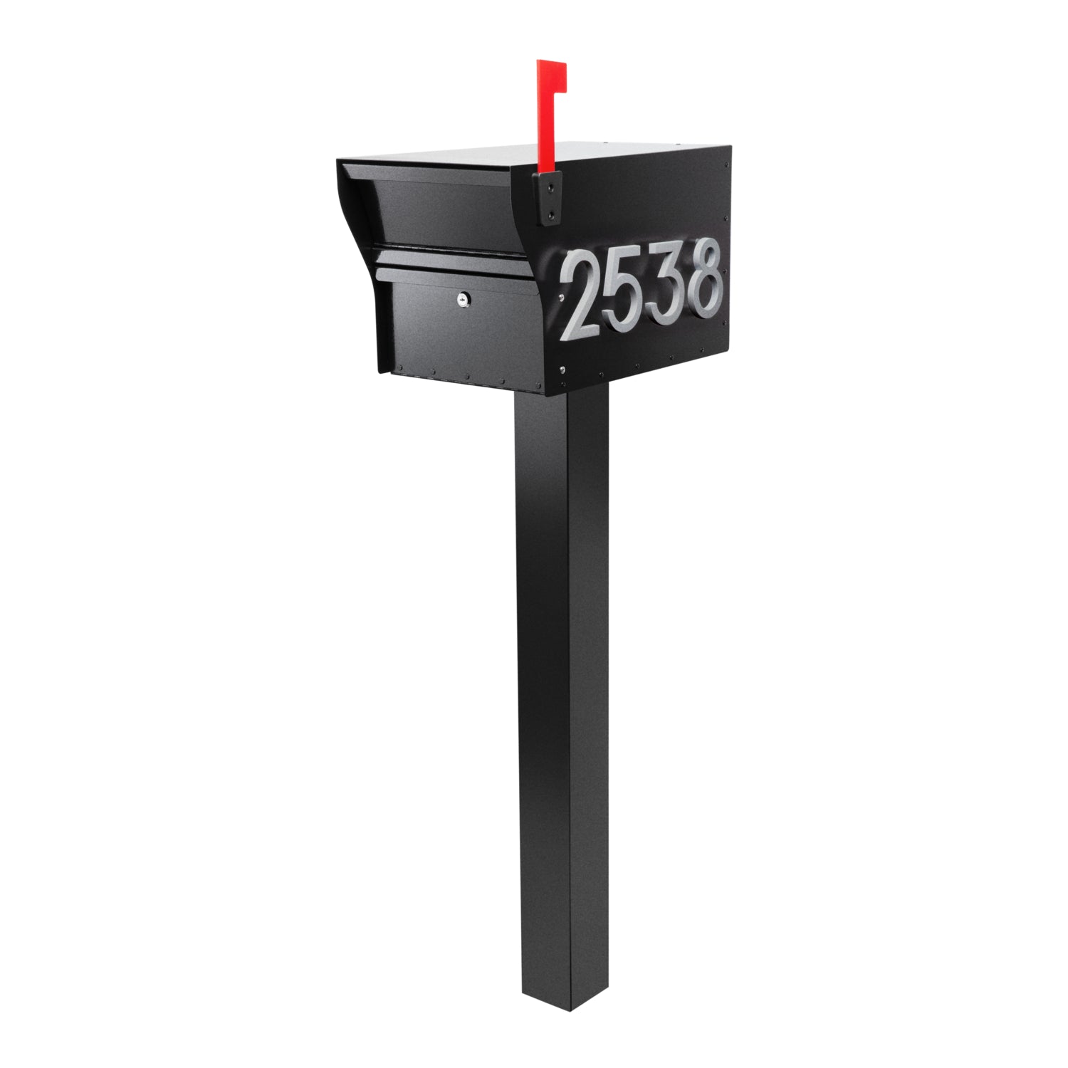 MailVault Mailbox - Standard Post & Stand-Off Numbers