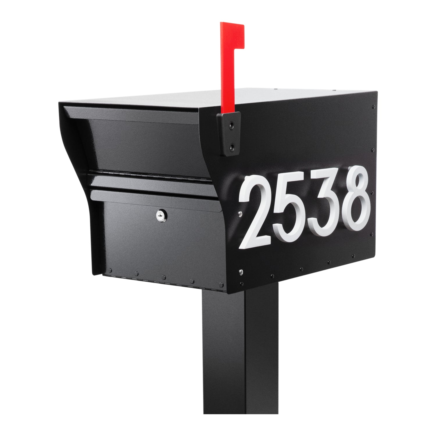 MailVault Mailbox - Standard Post & Stand-Off Numbers
