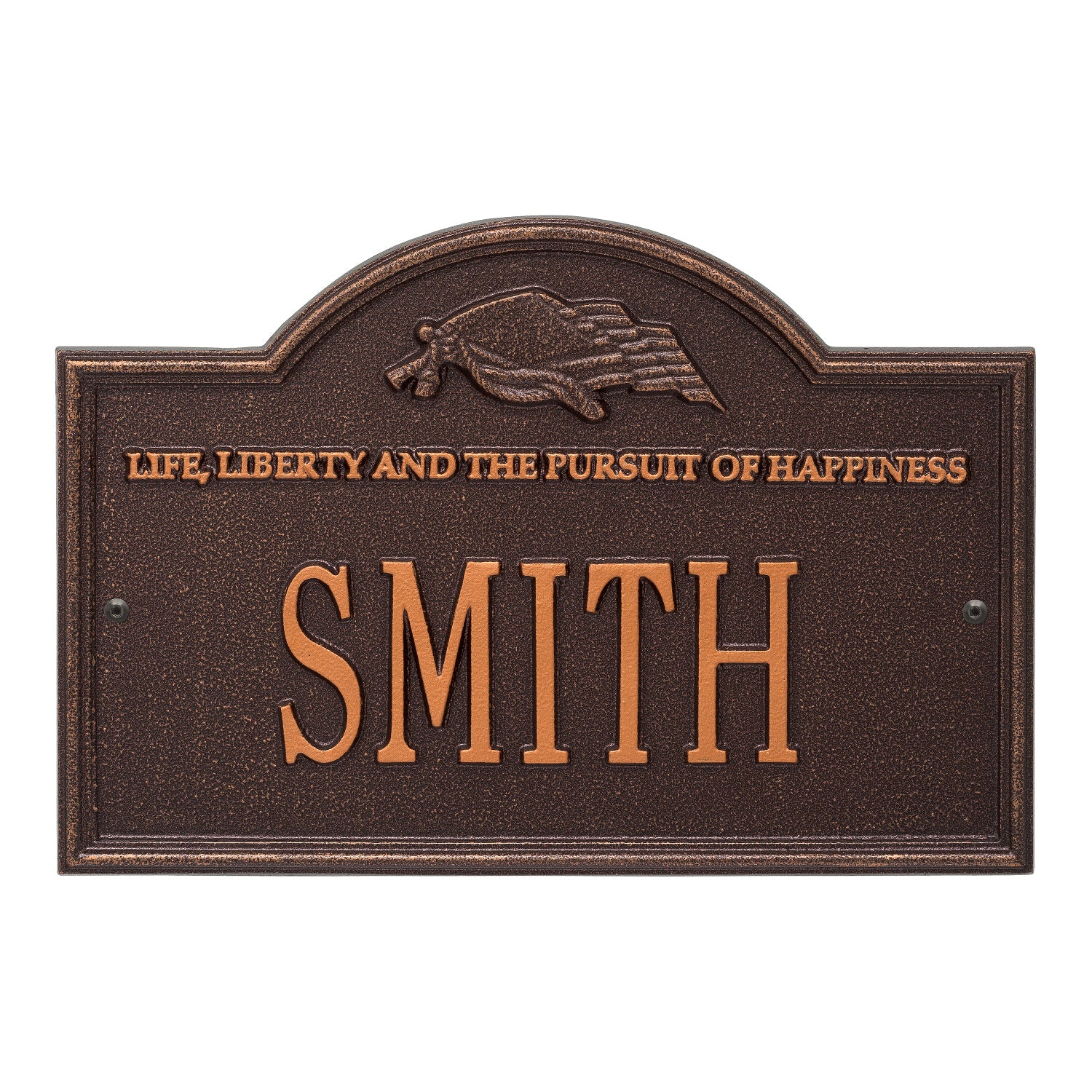 Life and Liberty Personalized Plaque