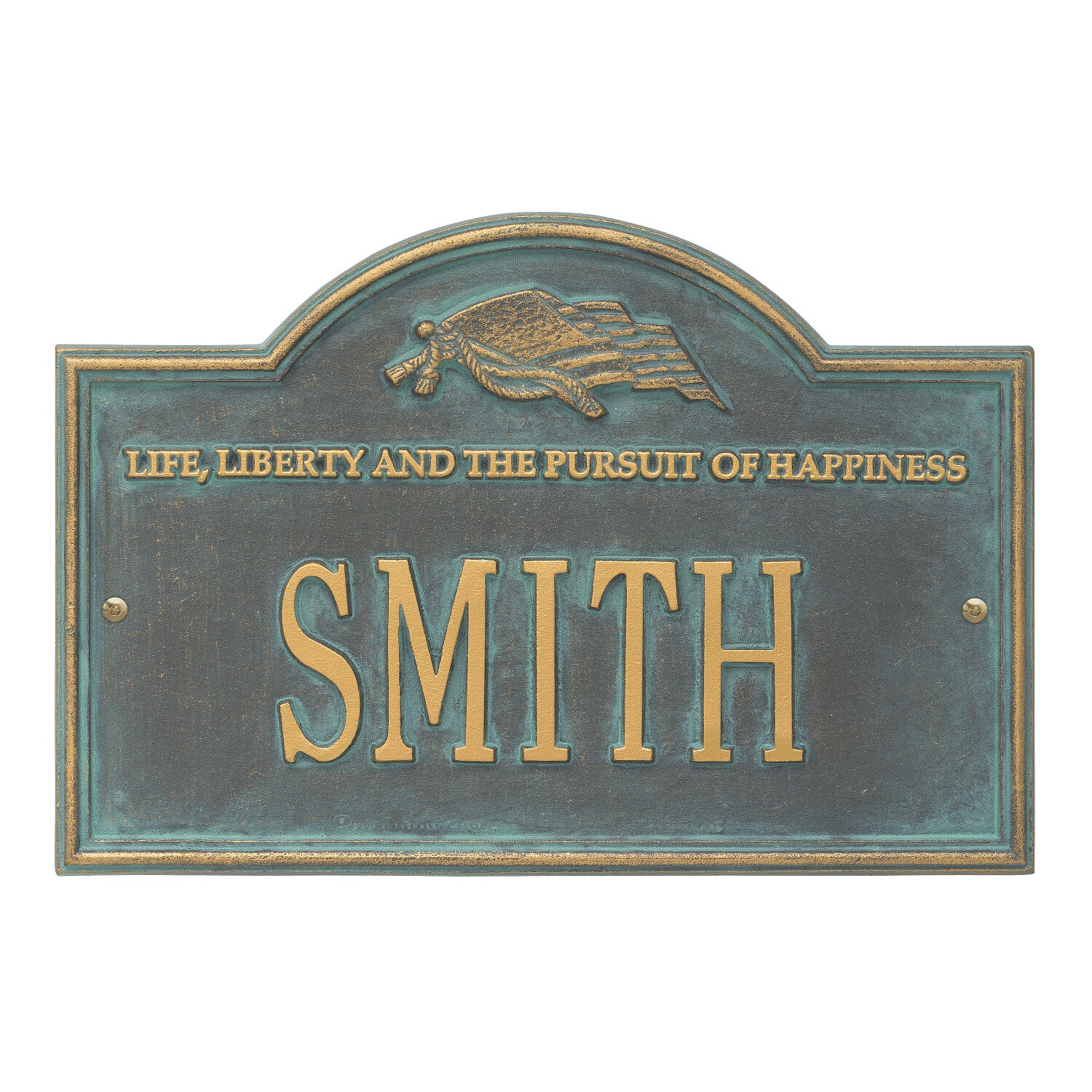 Life and Liberty Personalized Plaque