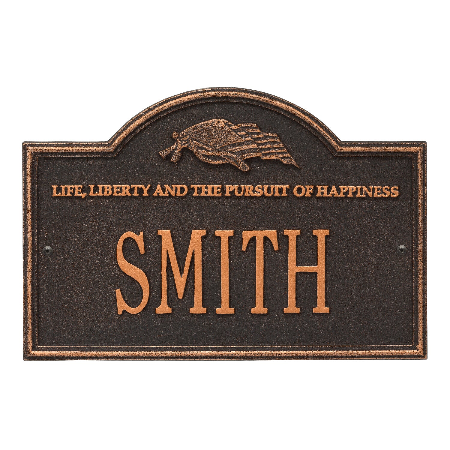 Life and Liberty Personalized Plaque