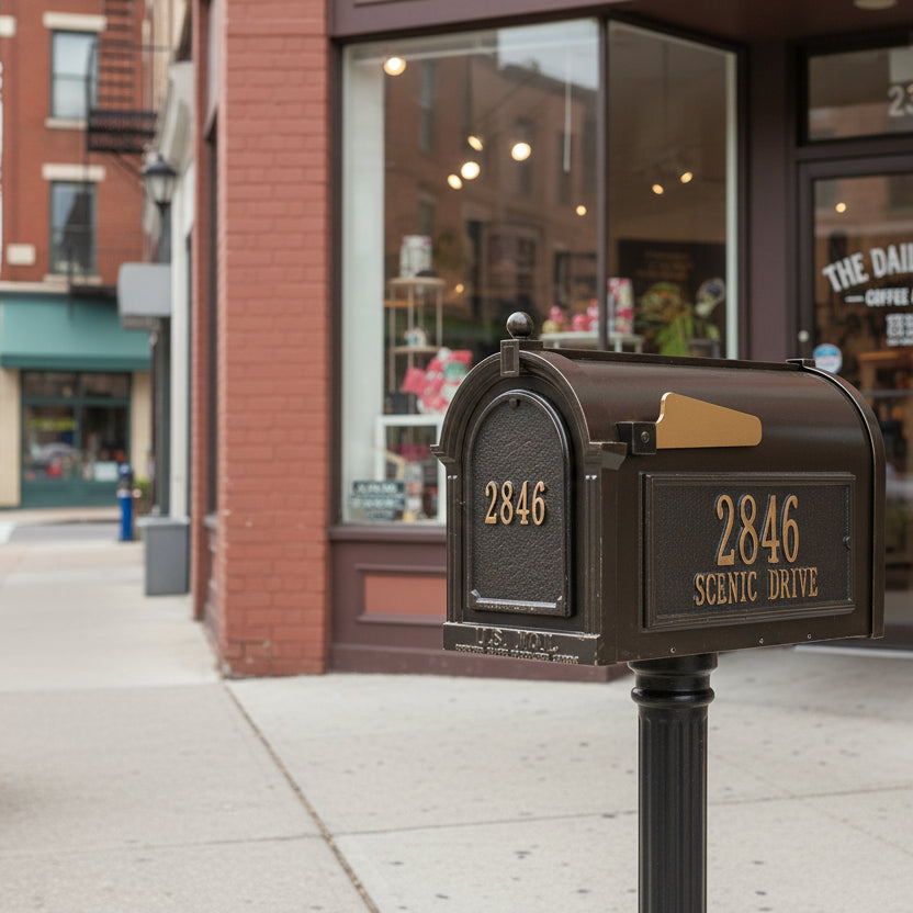 Capitol Mailbox Side Plaques and Door Plaque Package