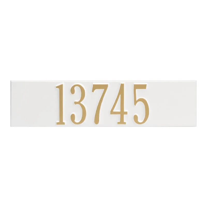 Colonial Wall Mailbox Plaque