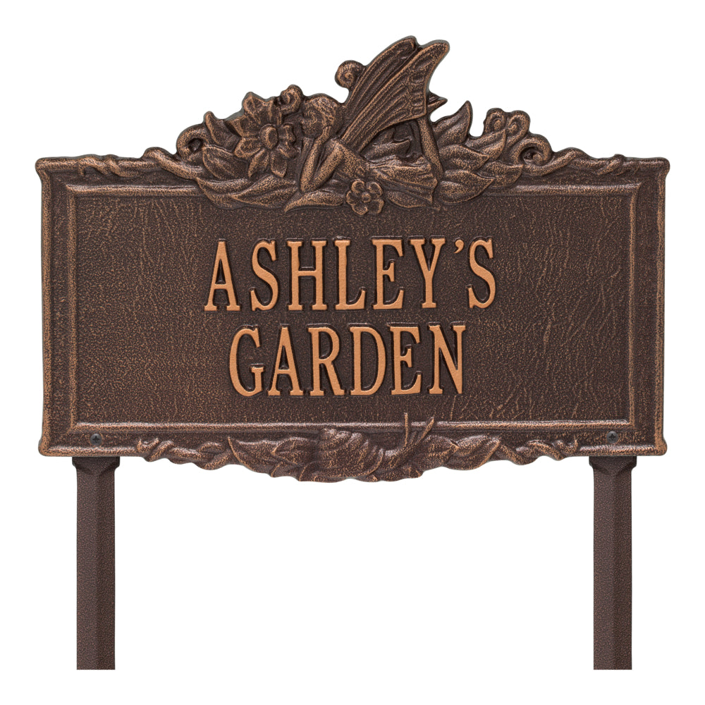 Fairy Garden Personalized Lawn Plaque