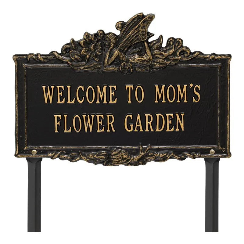 Fairy Garden Personalized Lawn Plaque
