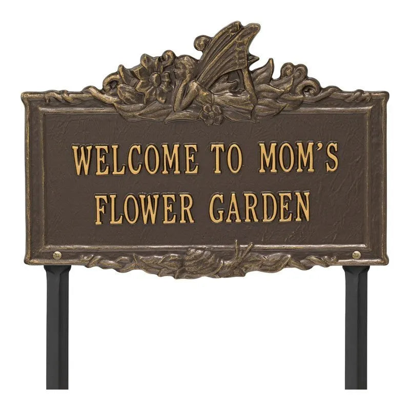 Fairy Garden Personalized Lawn Plaque