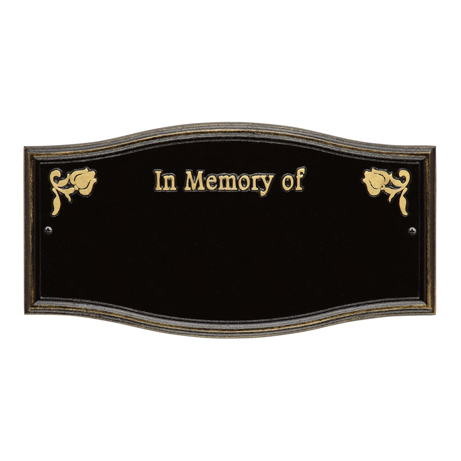 Alexandria - Standard Wall - Two Line "In Memory Of"