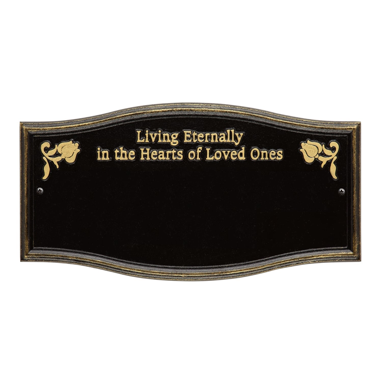 Alexandria - Standard Wall - Two Line "Living Eternally"