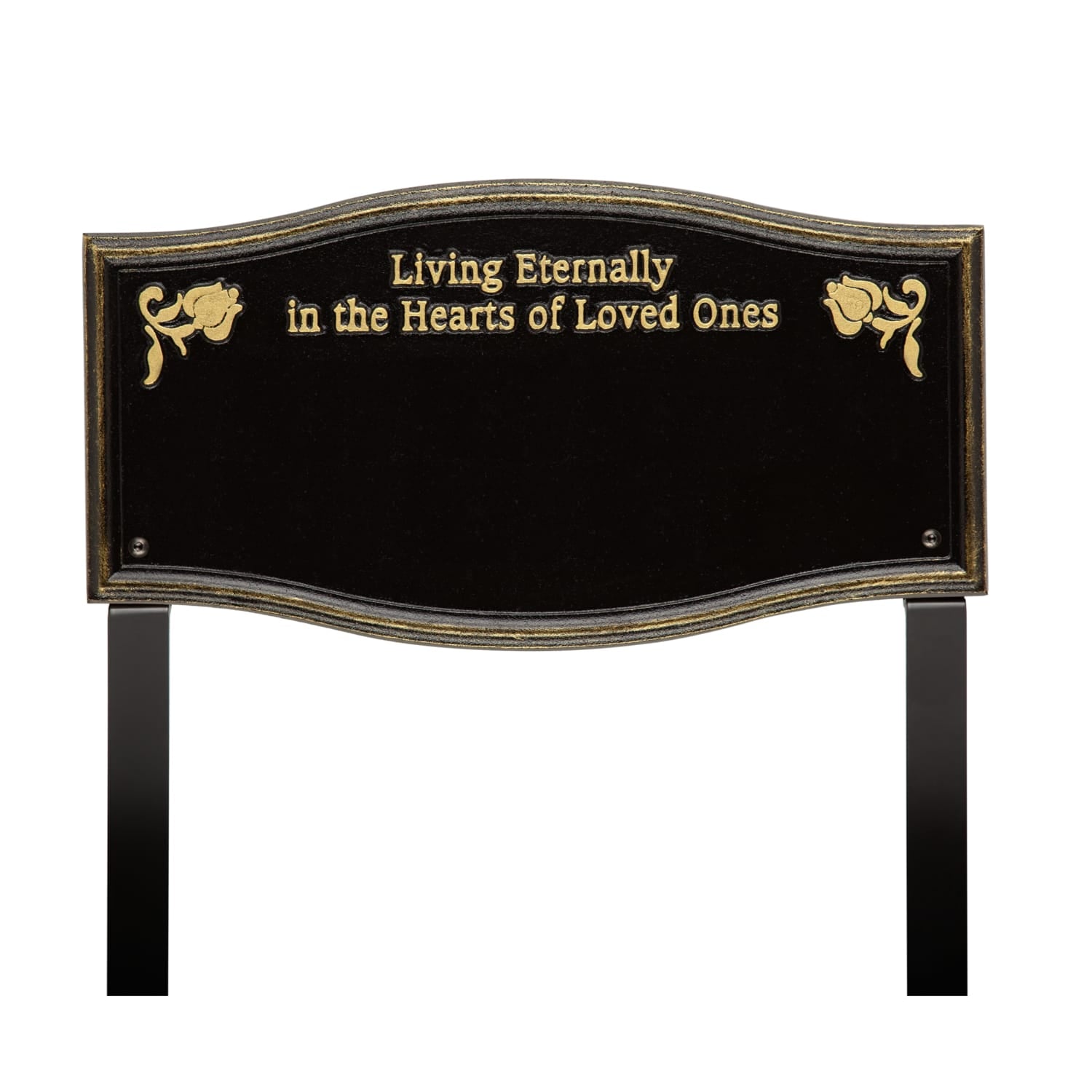 Alexandria - Standard Lawn - Two Line "Living Eternally"