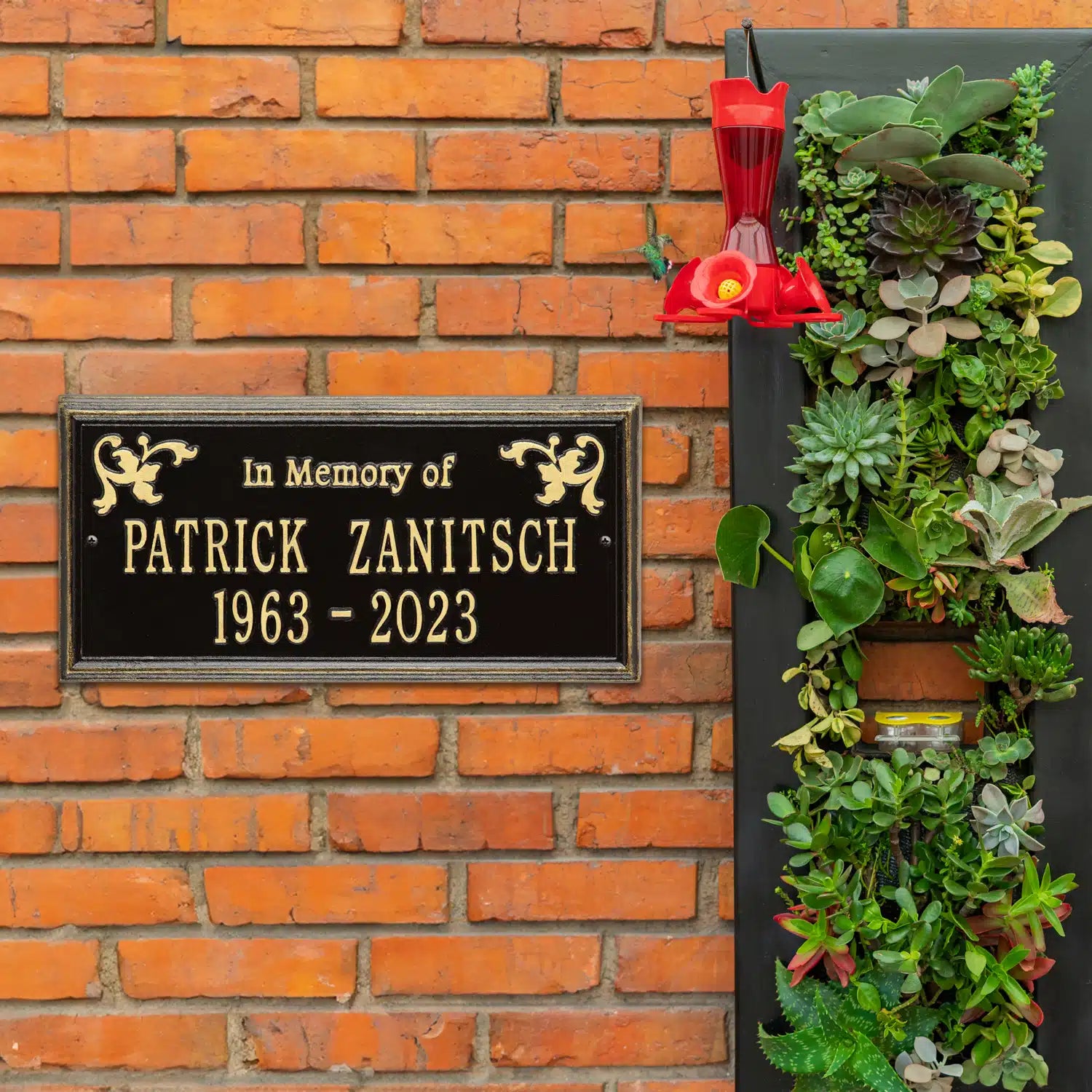 Wilmington - Standard Wall - Two Line "In Memory Of"