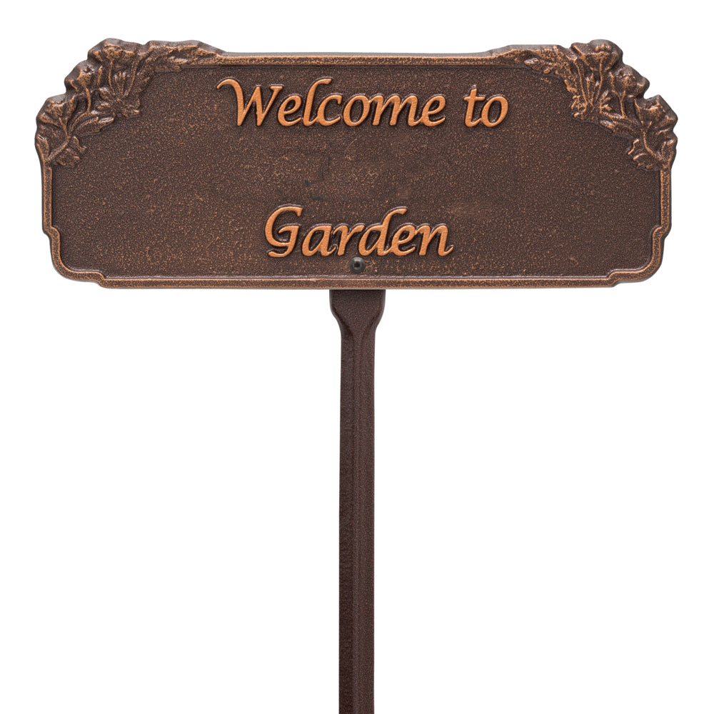 Garden Welcome Personalized Lawn Plaque
