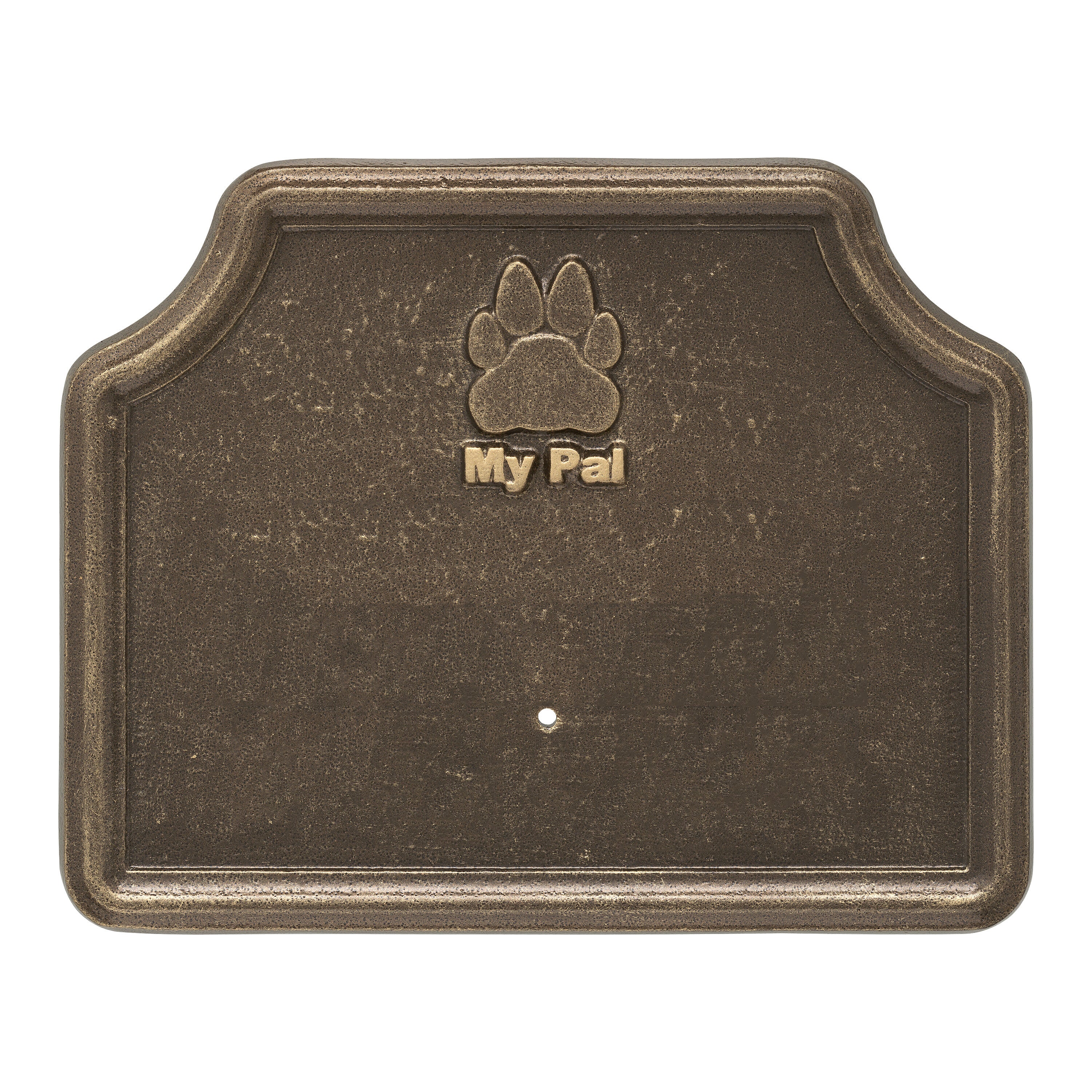 My Pal Dog Memorial Personalized Lawn Plaque