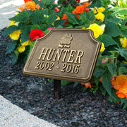 My Pal Dog Memorial Personalized Lawn Plaque