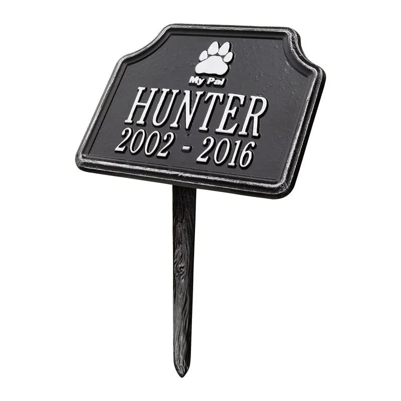 My Pal Dog Memorial Personalized Lawn Plaque