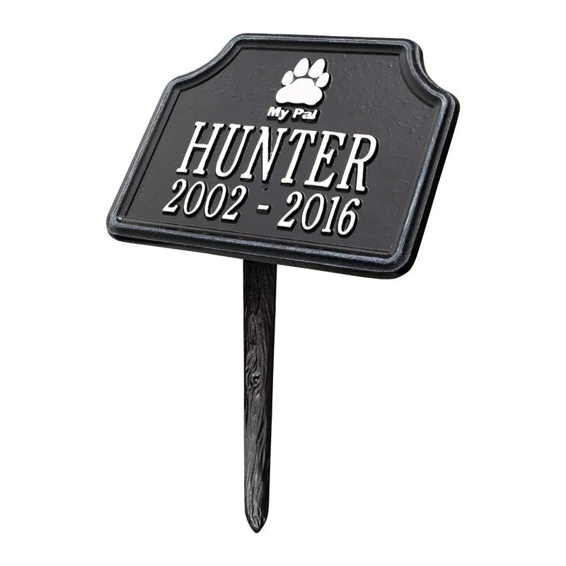My Pal Dog Memorial Personalized Lawn Plaque
