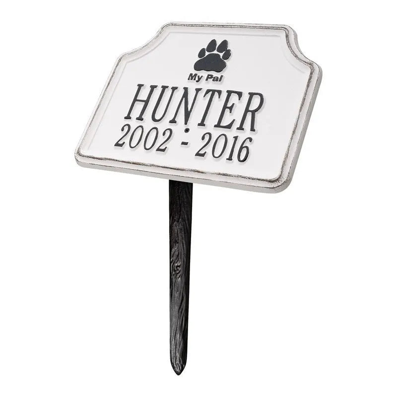 My Pal Dog Memorial Personalized Lawn Plaque