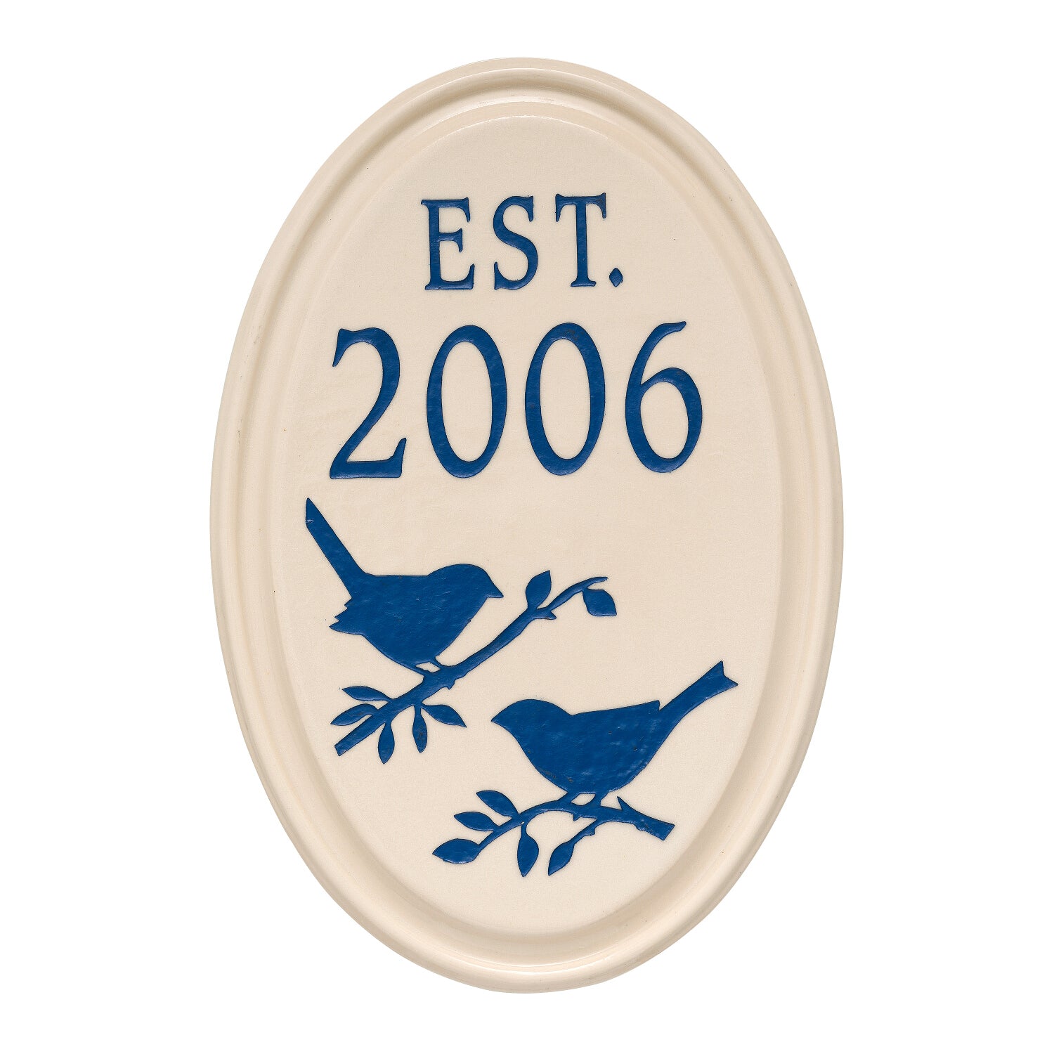 Bird Established Ceramic Personalized Plaque