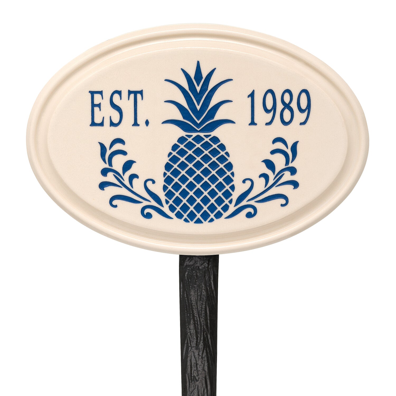 Pineapple Established Ceramic Personalized Plaque