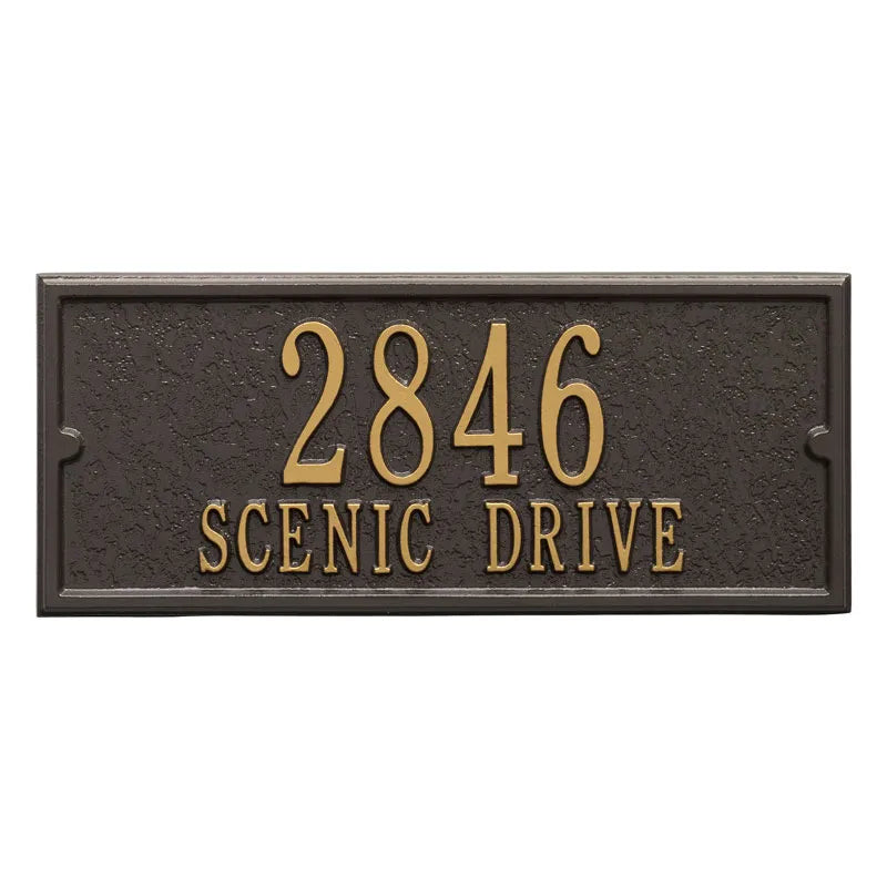 Personalized Side Plaque
