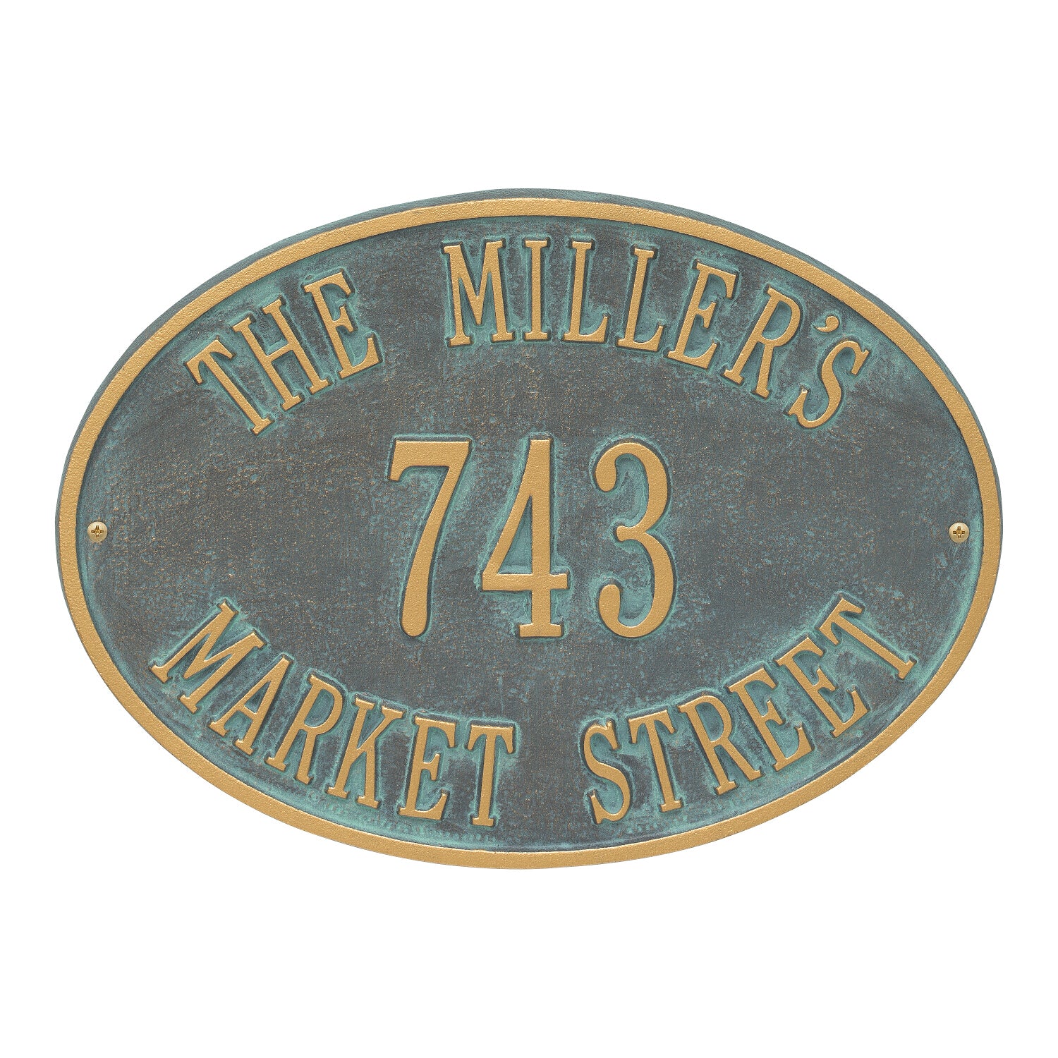 Hawthorne Oval Personalized Plaque