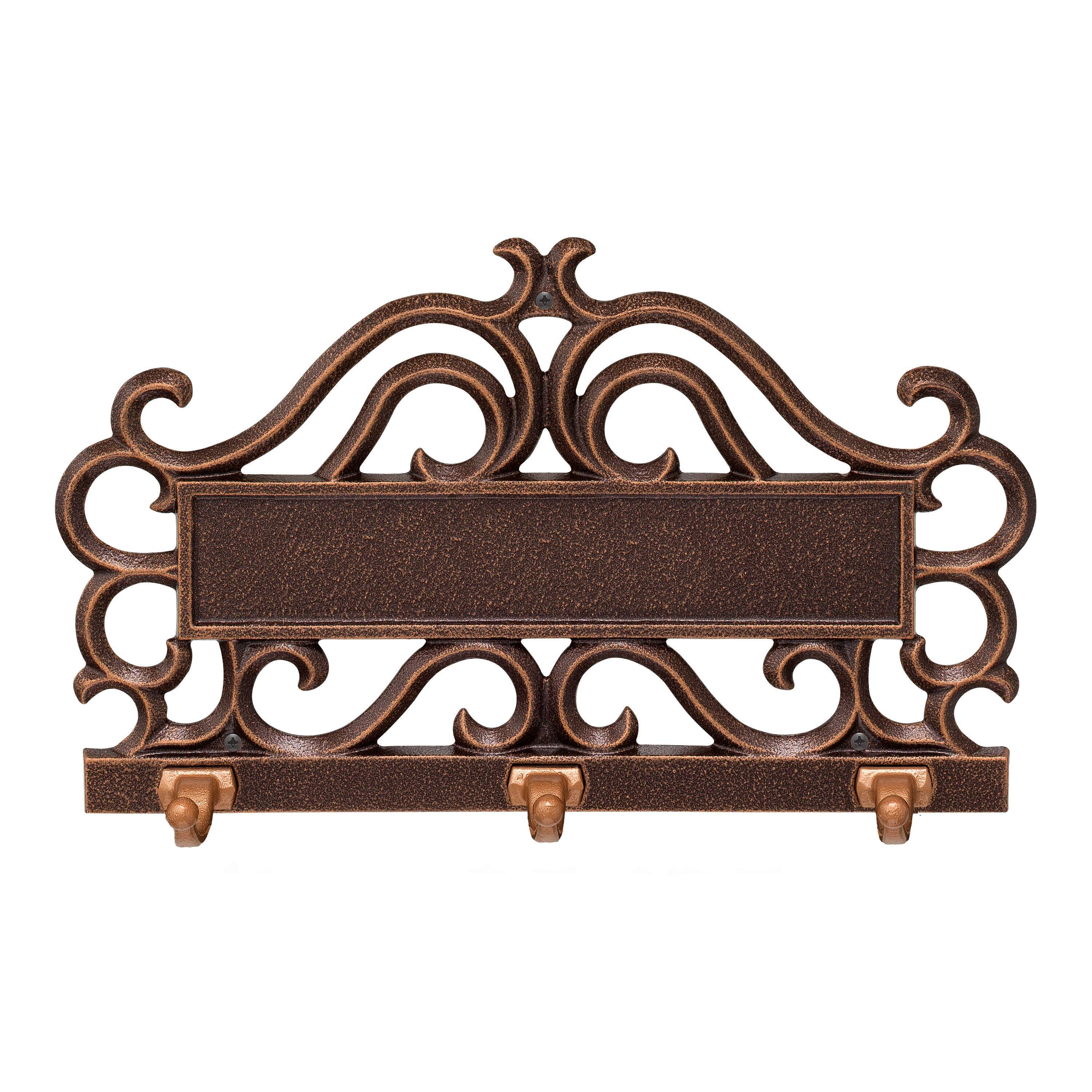 Scroll Personalized Pet Leash Hook Plaque