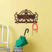 Scroll Personalized Pet Leash Hook Plaque