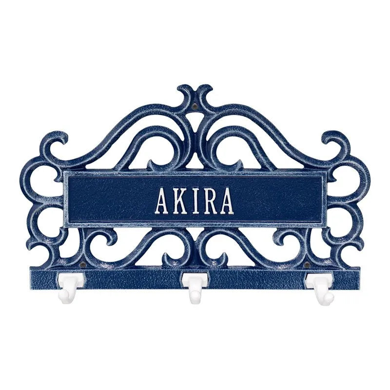 Scroll Personalized Pet Leash Hook Plaque