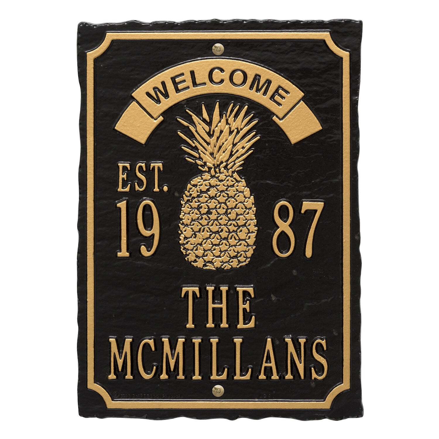 Antebellum Welcome Anniversary Personalized Plaque