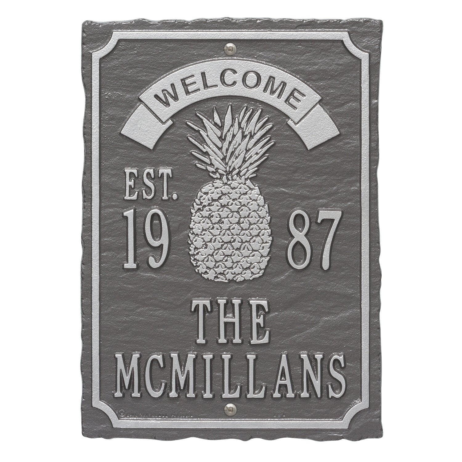 Antebellum Welcome Anniversary Personalized Plaque